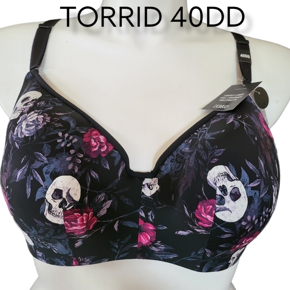 Torrid 40DD Lightly Lined Full Coverage Balconette Bra - NWT